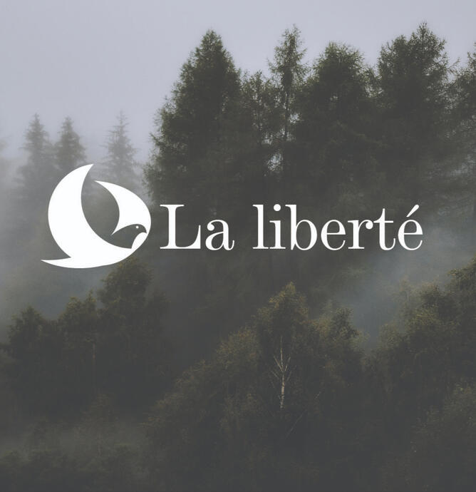 La liberté logo fashion